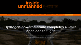 What Insideunmannedsystems.com website looked like in 2019 (4 years ago)