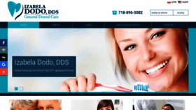What Izabeladododental.com website looked like in 2019 (4 years ago)