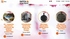 What Infea-shop.de website looked like in 2019 (4 years ago)