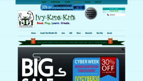What Ivy-kids.com website looked like in 2019 (4 years ago)
