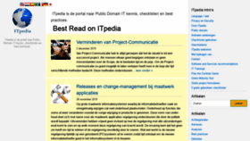 What Itpedia.nl website looked like in 2019 (5 years ago)