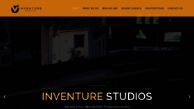 What Inventurestudios.com website looked like in 2019 (4 years ago)