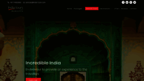 What India-tours.com website looked like in 2019 (4 years ago)