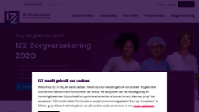 What Izz.nl website looked like in 2019 (4 years ago)