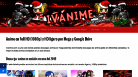 What Ivanime.com website looked like in 2019 (4 years ago)