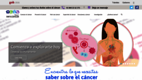 What Infocancer.org.mx website looked like in 2019 (4 years ago)