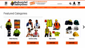 What Industrialsafetygear.com website looked like in 2019 (4 years ago)