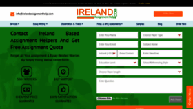 What Irelandassignmenthelp.com website looked like in 2019 (4 years ago)