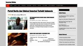 What Investasi.online website looked like in 2019 (4 years ago)