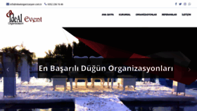 What Idealorganizasyon.com.tr website looked like in 2019 (4 years ago)