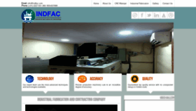 What Indfac.com website looked like in 2019 (4 years ago)