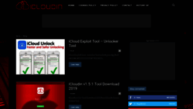 What Icloudintools.info website looked like in 2019 (4 years ago)