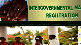 What Intergovernmentalmarriagereg.org website looked like in 2019 (4 years ago)