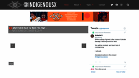What Indigenousx.com.au website looked like in 2019 (4 years ago)