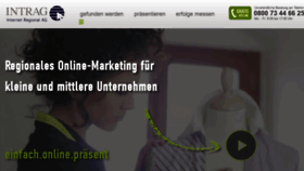 What Intrag.de website looked like in 2019 (4 years ago)