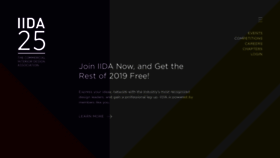 What Iida.org website looked like in 2019 (4 years ago)
