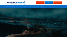 What Incrediblehealthcenter.com website looked like in 2019 (4 years ago)
