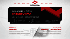 What Interforma.com website looked like in 2019 (4 years ago)
