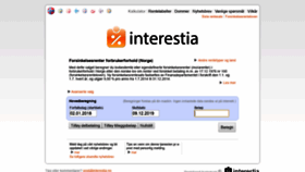 What Interestia.no website looked like in 2019 (4 years ago)