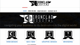 What Ironcladdigital.com website looked like in 2019 (4 years ago)