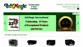 What Inkmagic.com website looked like in 2019 (4 years ago)
