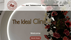 What Idealskinclinic.co.uk website looked like in 2019 (4 years ago)