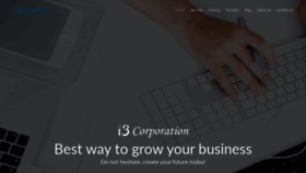 What I3corporation.in website looked like in 2019 (4 years ago)