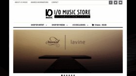 What Iomusic.se website looked like in 2019 (4 years ago)