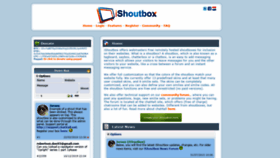What Ishoutbox.com website looked like in 2019 (4 years ago)