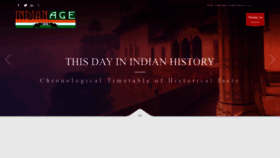 What Indianage.com website looked like in 2019 (4 years ago)