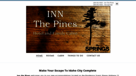 What Innthepines.com website looked like in 2019 (4 years ago)