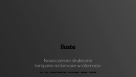 What Iluste.pl website looked like in 2019 (4 years ago)