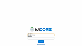 What Idicore.com website looked like in 2019 (4 years ago)