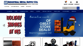 What Imsmetals.com website looked like in 2019 (4 years ago)