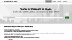 What Informacoesdobrasil.com.br website looked like in 2019 (4 years ago)