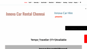 What Innovacarhirechennai.in website looked like in 2019 (5 years ago)