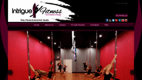 What Intrigue-fitness.com website looked like in 2019 (4 years ago)