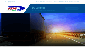What Idl-logistics.com website looked like in 2019 (4 years ago)