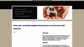 What Iknowjackhandymanservices.com website looked like in 2019 (4 years ago)