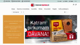 What Internetaptieka.lv website looked like in 2019 (4 years ago)