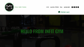 What Infitgym.com website looked like in 2019 (4 years ago)