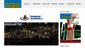 What Informatormasarski.pl website looked like in 2019 (4 years ago)