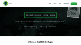 What Isc2-delhi.org website looked like in 2019 (4 years ago)