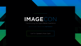 What Imagecon.com website looked like in 2019 (4 years ago)