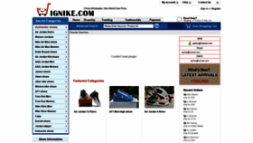 What Ignike.com website looked like in 2019 (4 years ago)