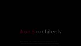 What Ikon5architects.com website looked like in 2019 (4 years ago)