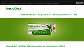 What Infectogingi.de website looked like in 2019 (4 years ago)
