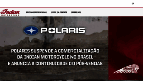 What Indianmotorcyclebrasil.com website looked like in 2019 (4 years ago)