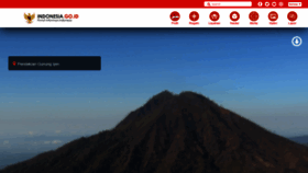 What Indonesia.go.id website looked like in 2019 (4 years ago)