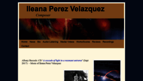 What Ileanaperezvelazquez.com website looked like in 2019 (4 years ago)